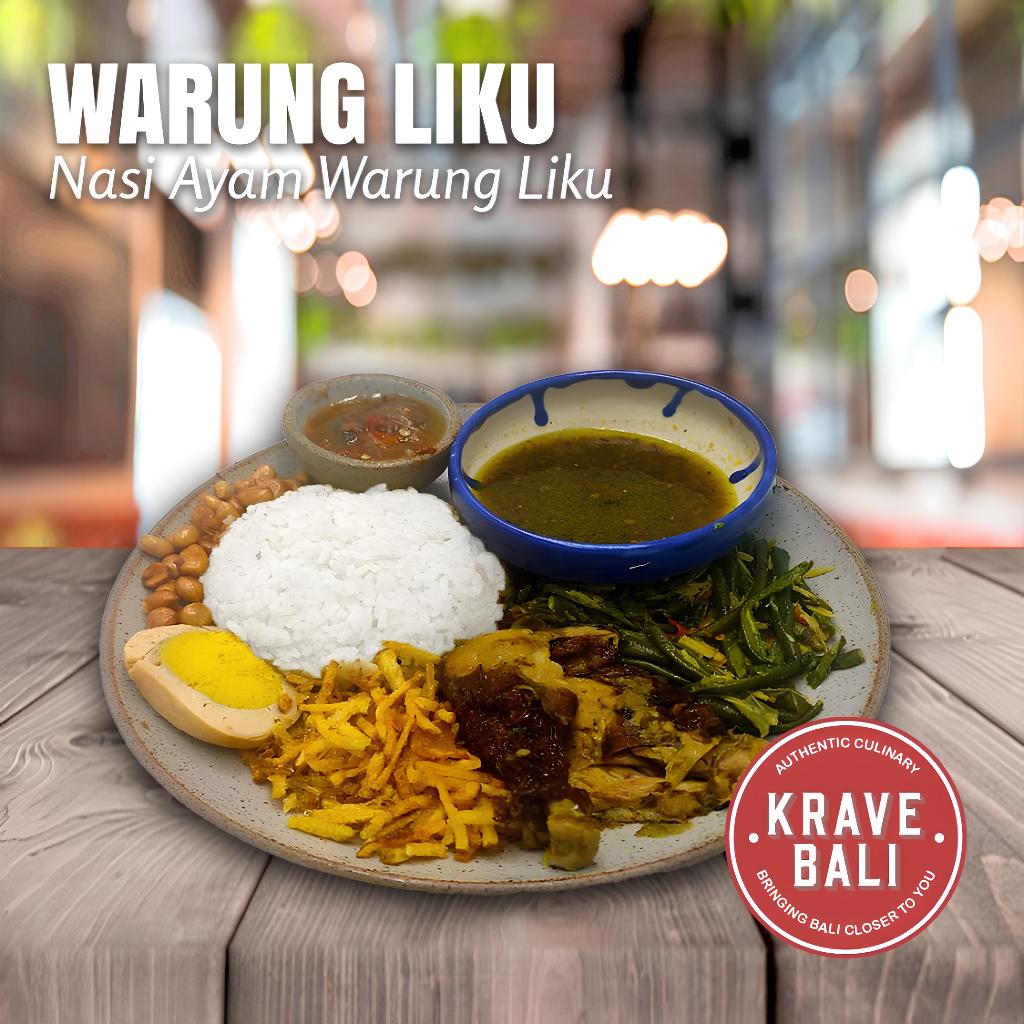 

Nasi Campur Ayam Warung Liku 275 Gram - Makanan Khas Bali Asli - Ready To Eat - Krave Bali