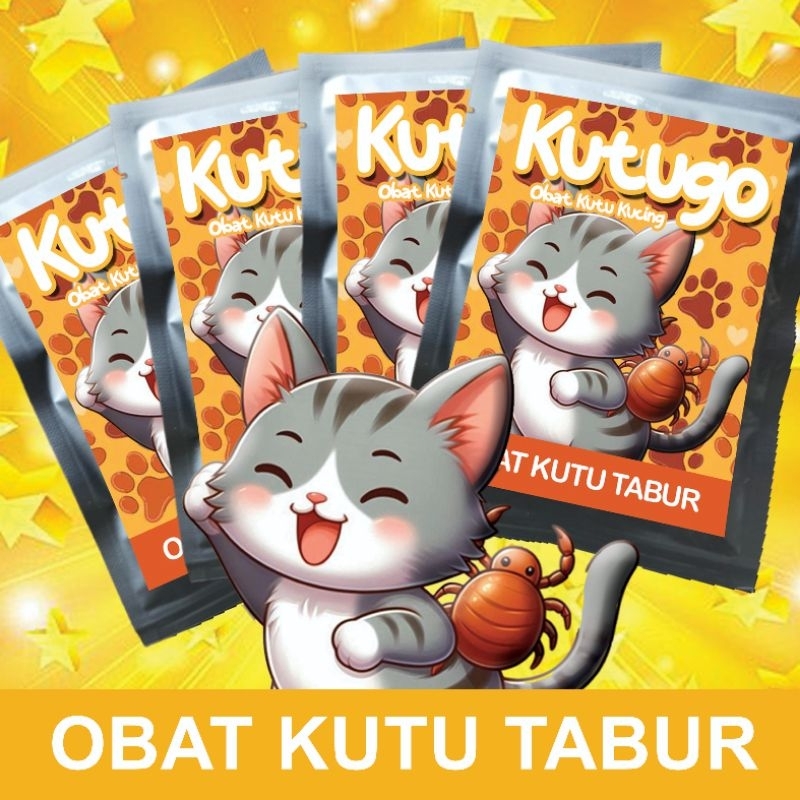 KUTUGO - Obat Kutu Kucing Obat Kutu Semprot Tabur Kucing Spray Kucing Obat Anti Kutu Mati Telur Ampu