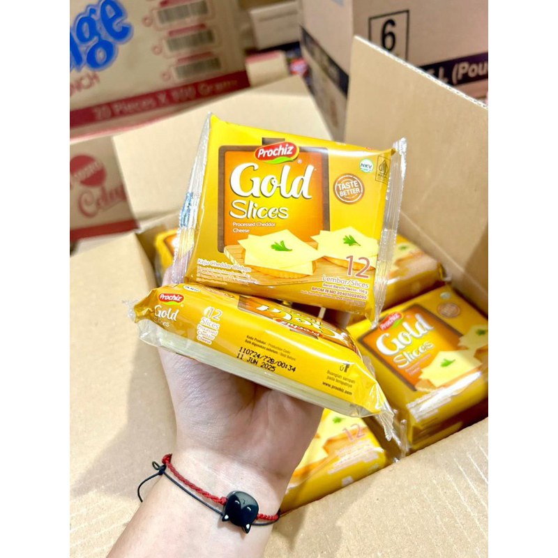 

Keju Prochiz Slice Gold (Perpack isi 12)