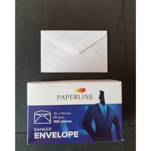 

(1Pack) Amplop Putih polos Mini 80grm PAPERLINE