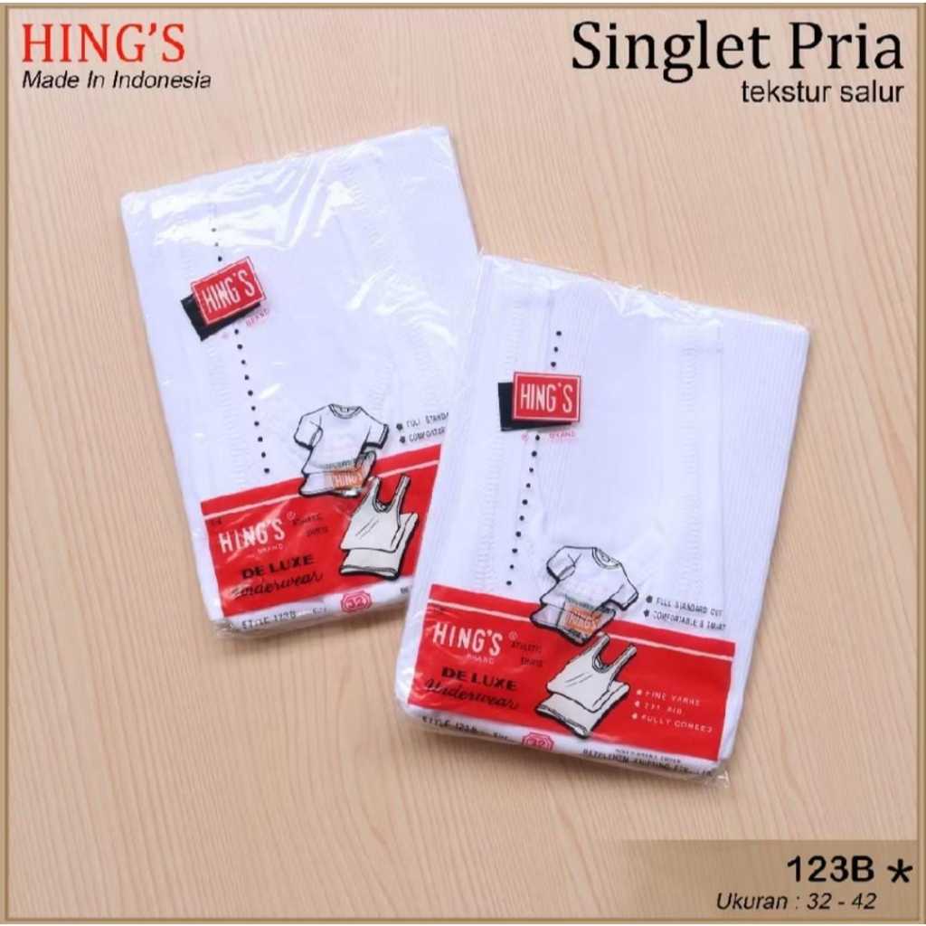 (1pcs) Kaos Singlet HINGS | KAOS DALAM SINGLET PRIA HINGS | SINGLET DEWASA