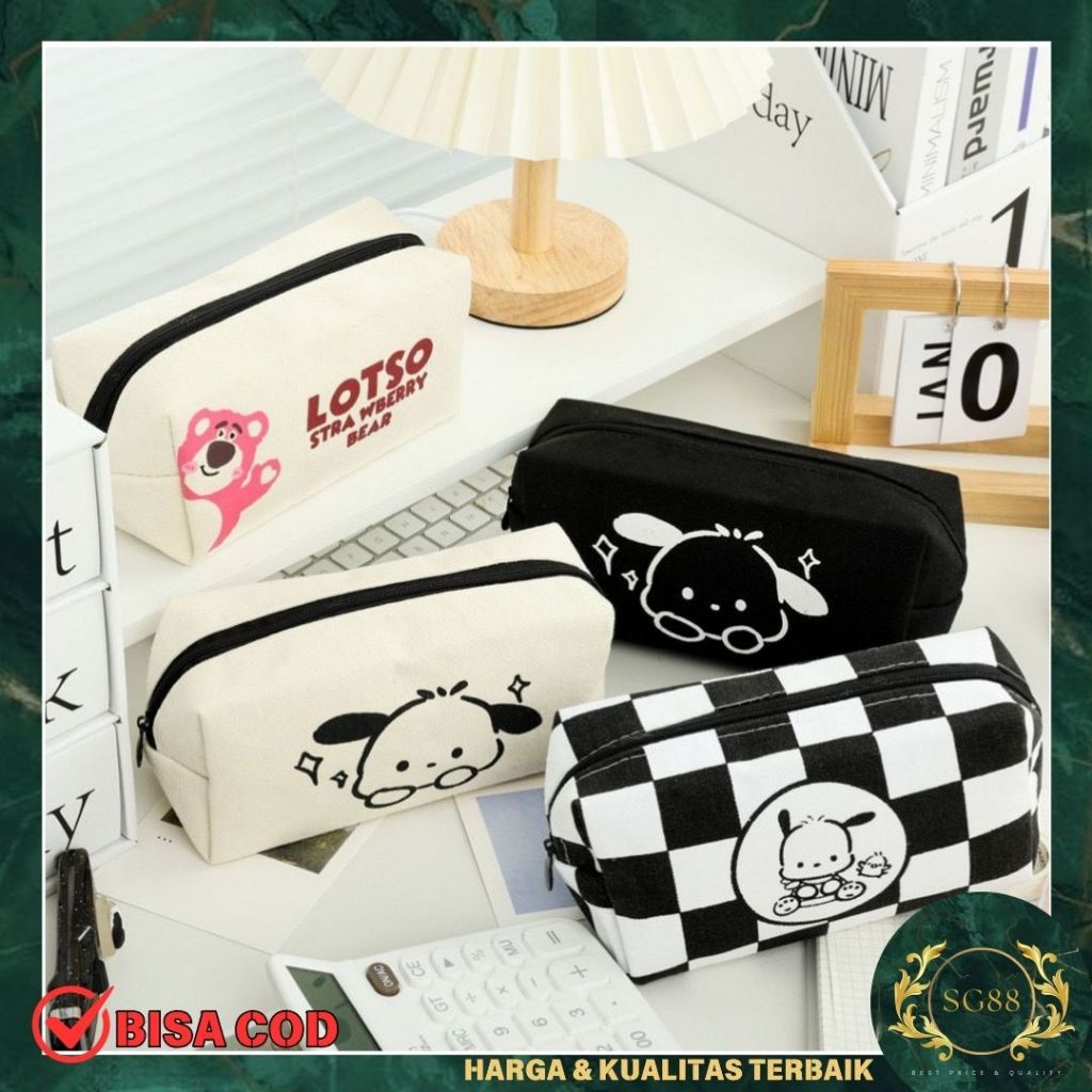 

Kotak Pensil Resleting Motif Lucu Tempat Pensil Alat Tulis Aesthetic Tempat Pensil Besar Muat Banyak