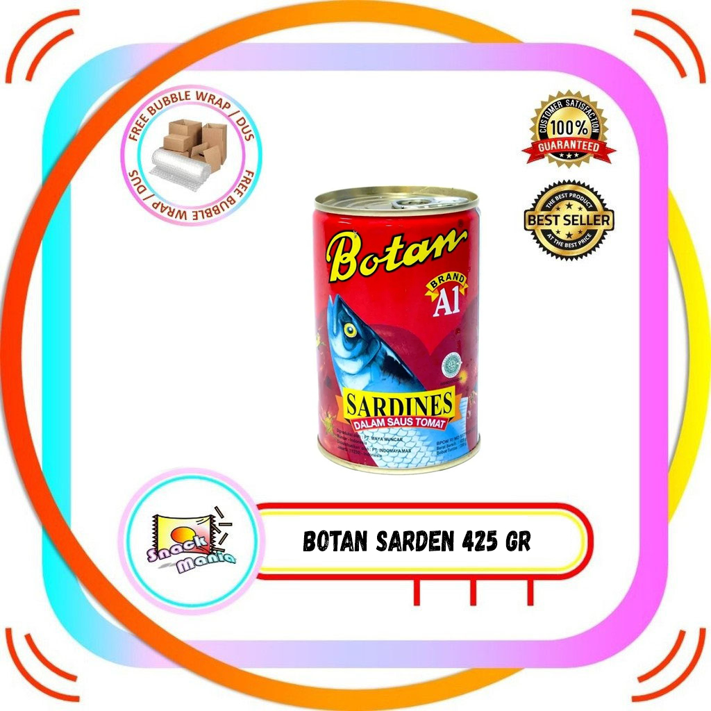 

Botan A1 Sardines in Tomato Sauce 425 gr Sarden Kaleng