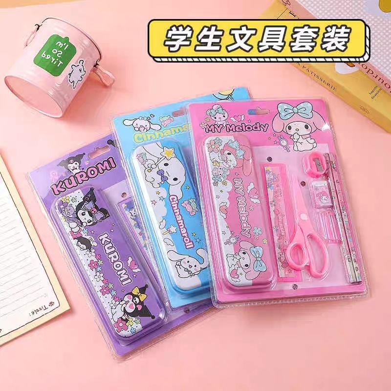 

Alat Tulis Set Gunting Sanrio / Atk Set Sanrio / Pensil Set Sanrio
