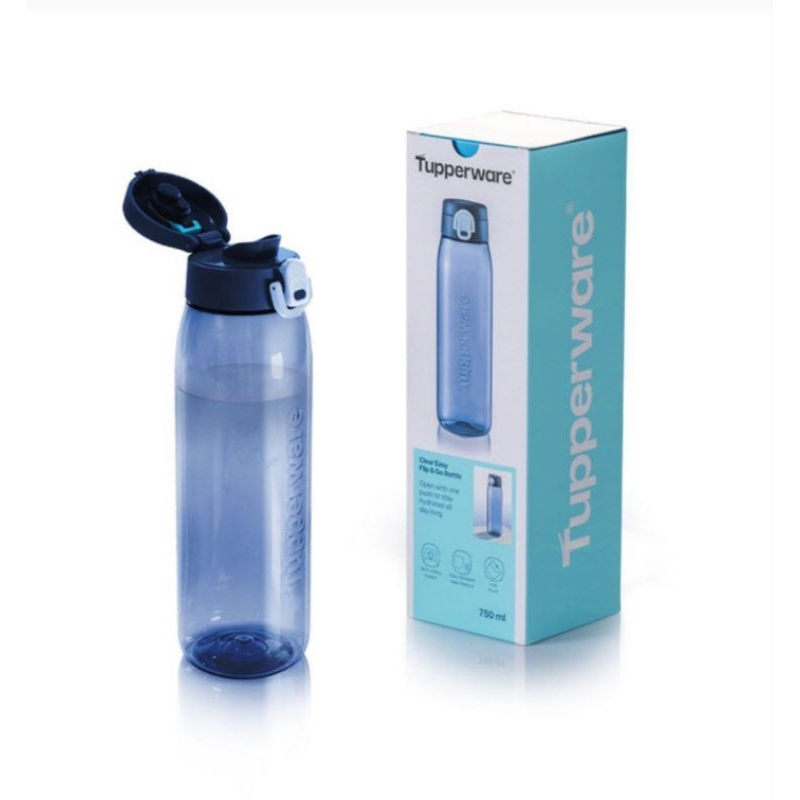 H2GO BIRU 750ML WITH BOX TUPPERWARE
