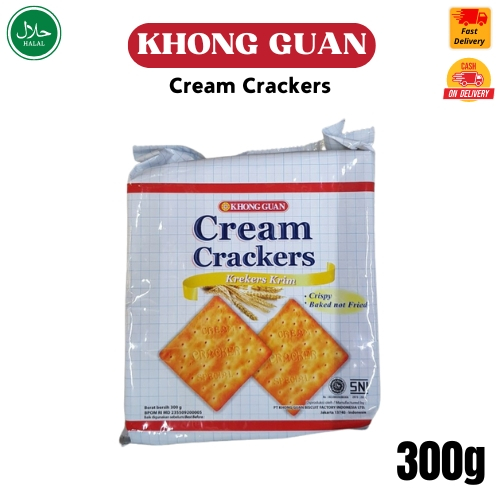 

Biskuit Khong Guan / Khong Guan Cream Crackers 300g / Halal