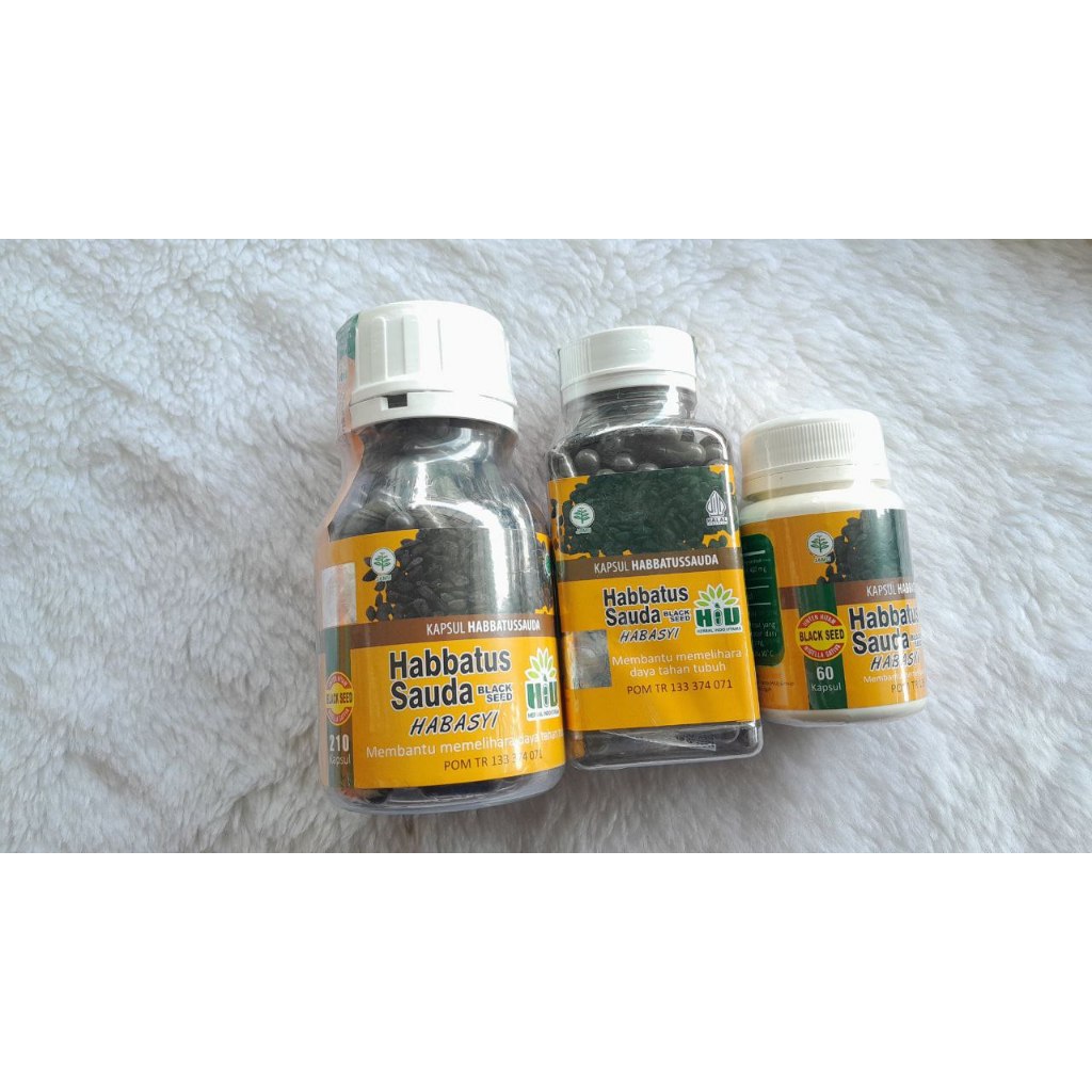 KAPSUL HABBATUSSAUDA HABASY HIU SERBUK