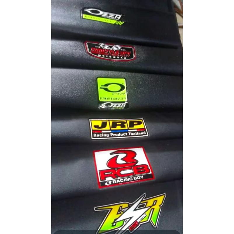 KAIN COVER JOK MOTOR OZZA RACING-Cover Jok Amplas Ozza racing lembaran