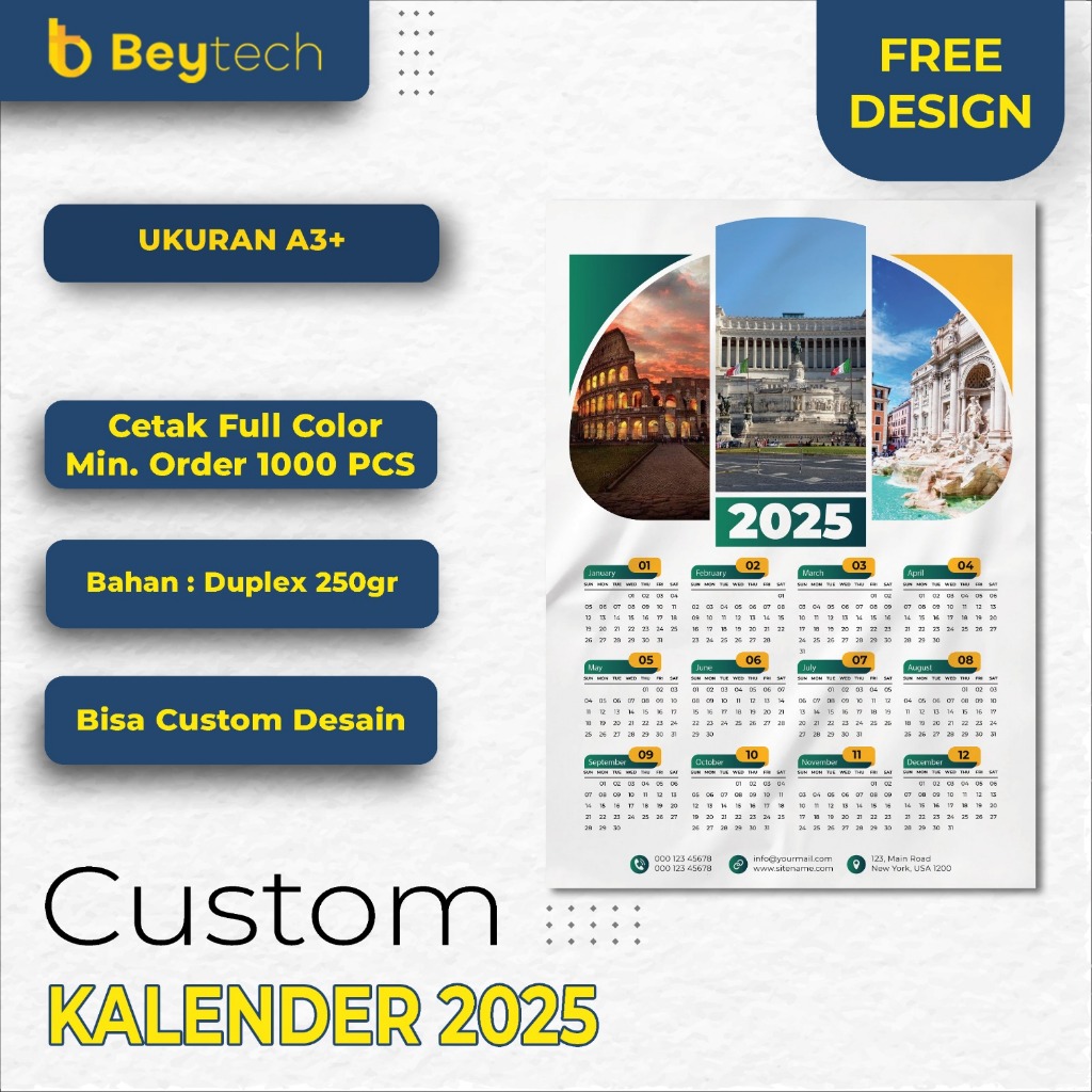 

Custom Cetak Kalender Duplex 2024 Caleg Partai/ Kalender Kampanye A3+