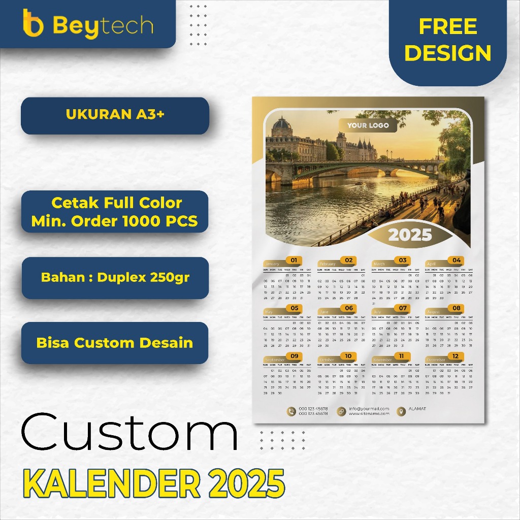 

Cetak Kalender Duplex Custom Kalender 2024 Caleg Partai Kampanye A3+
