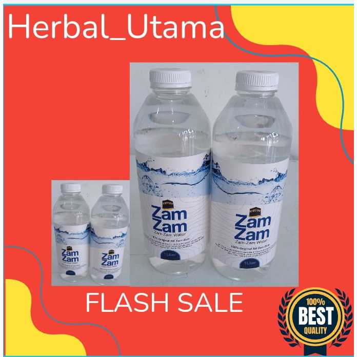 

[1 Liter] Air Zamzam 1lt 100% Original Import Makkah | Air Zam Zam Asli