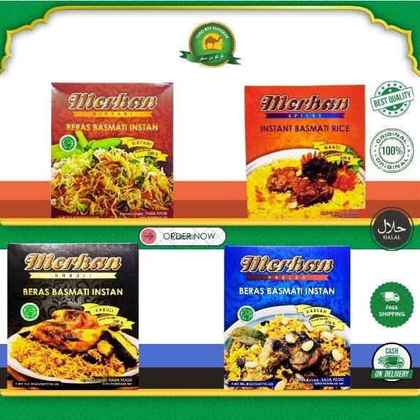 

Merhan Beras Basmati Instan Bumbu Instan Kebuli Briyani 500gr