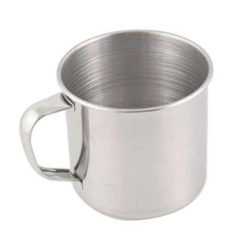 Mug stainless / Cangkir / gelas stainless 7 8 9 cm Tanpa Tutup