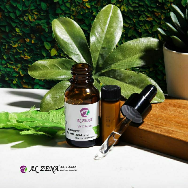 TERBUKTI MENCERAHKAN  SERUM VIT C --- ALZENA SKINCARE