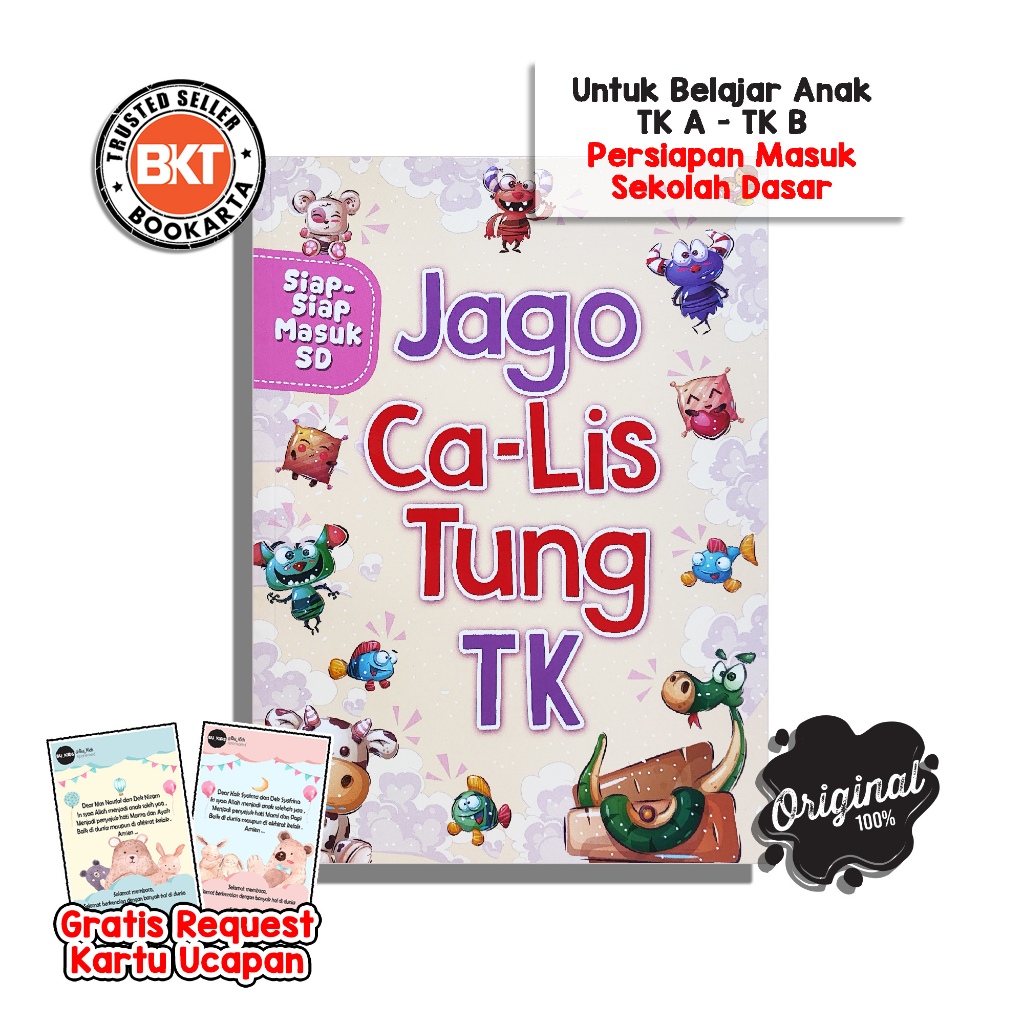 Buku Calistung Persiapan Masuk SD Jago Calistung Anak Tk Paud