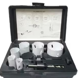 Holesaw Metal Set 9 Pcs pelubang plat besi