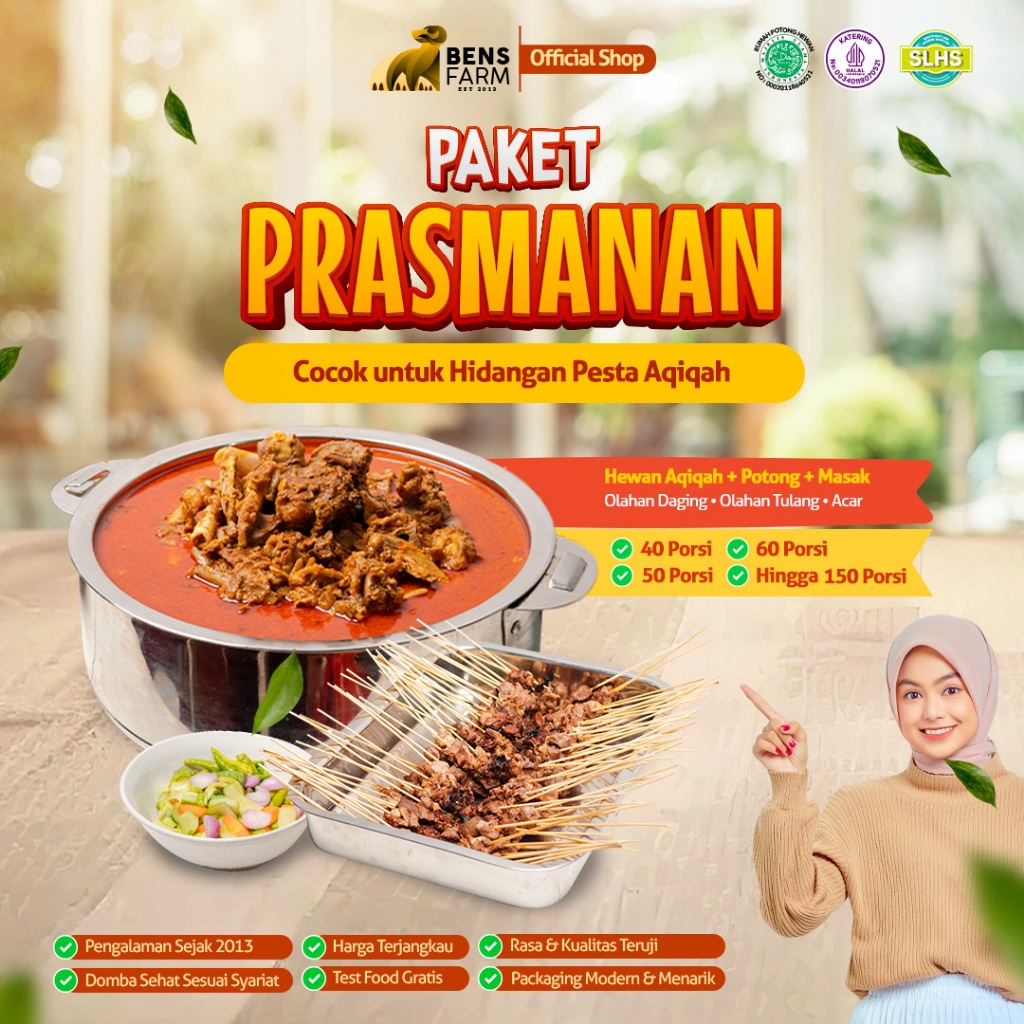 

Bens Farm - Paket prasmanan aqiqah