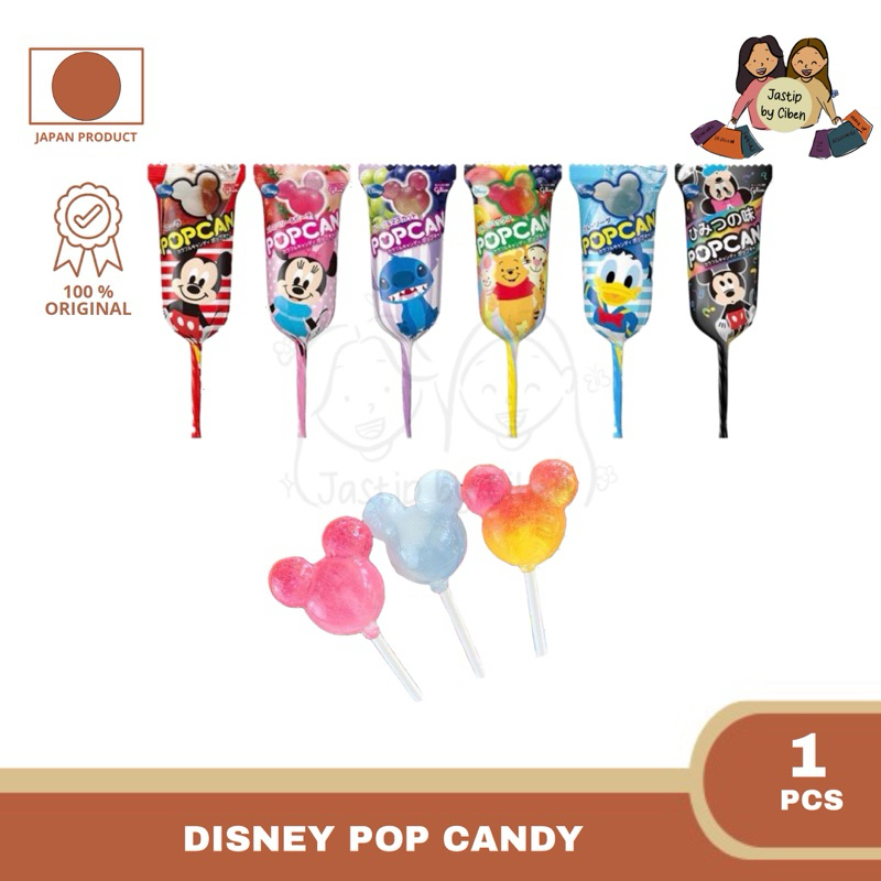 

READY STOCK - Glico Popcan Lollipop Permen Lolipop Disney