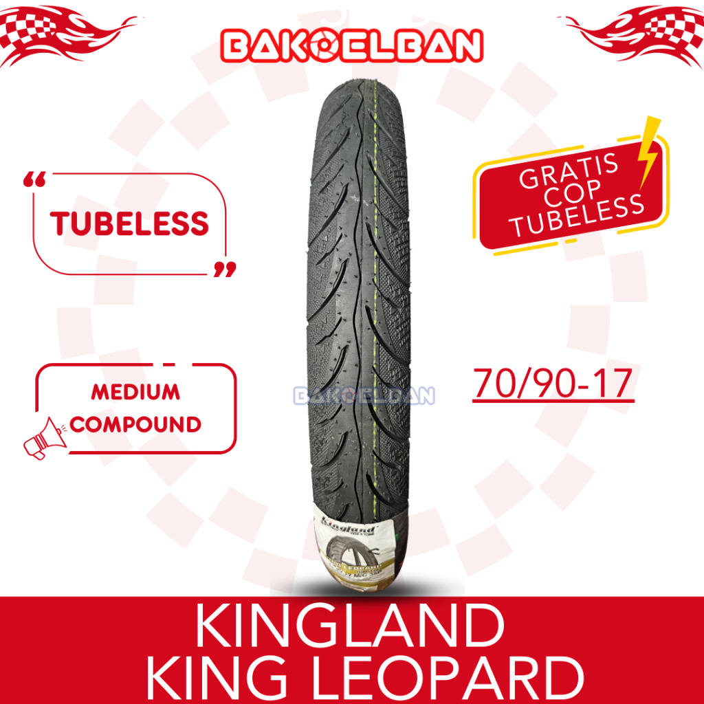 BAN MOTOR KINGLAND KING LEOPARD 70/90-17