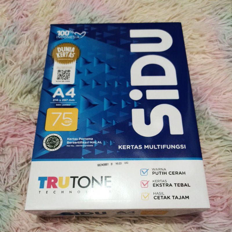 

kertas HVS Sidu isi 500 lembar