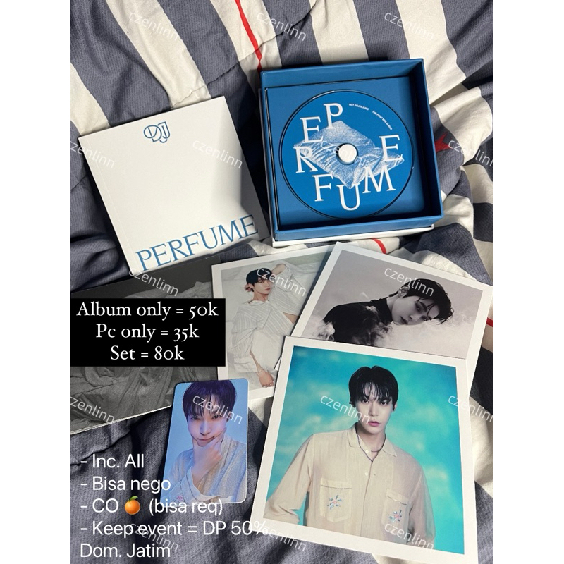 photocard pc album doyoung nct djj dojaejung edp perfume handmirror pob withmuu