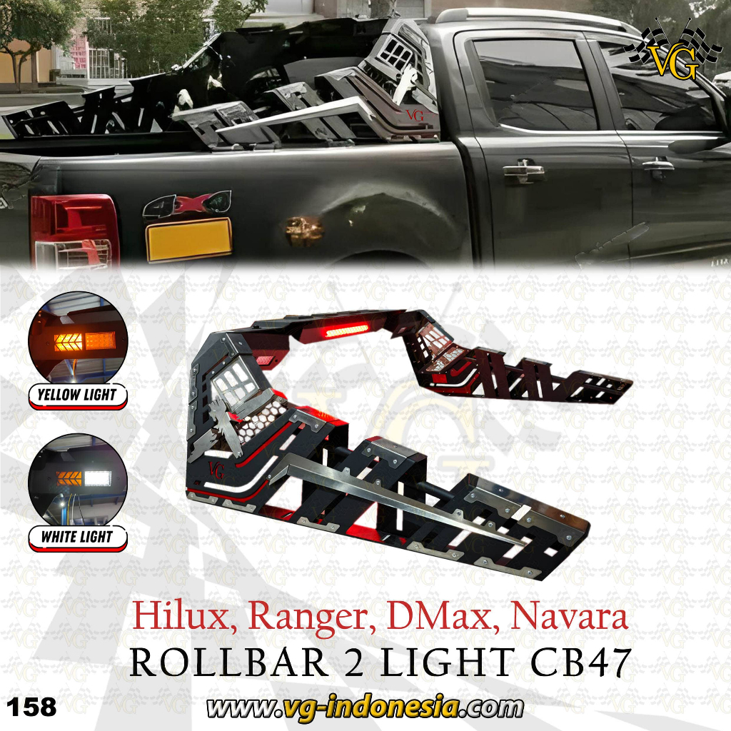 ROLLBAR HILUX RANGER NAVARA DMAX  ROLL BAR DOUBLE CABIN