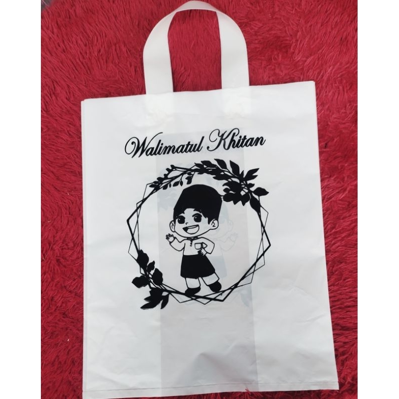 plastik murah 50pcs 18x18 plastik nasi box, plastik besek, plastik acara selametan, plastik