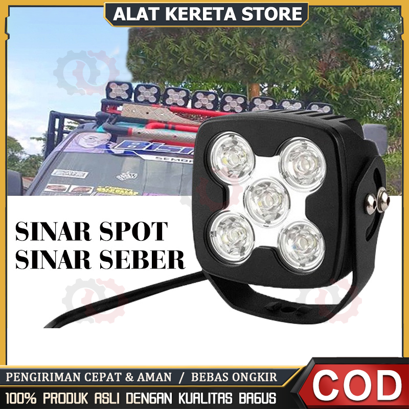 50 Watt 100% ORI Lampu volvo alat berat Sorot Heavy Duty Offroad Tembak dotrek mobil volt truk Balak