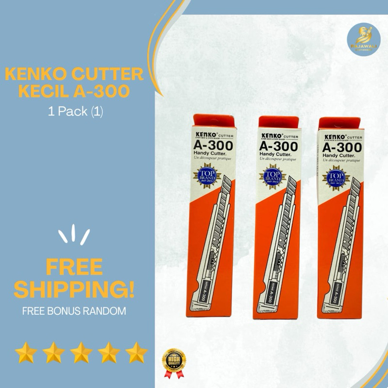 

Kenko Cutter Kecil A-300 / Pisau Pemotong Tajam Dan Berkualitas Dengan Harga Terjangkau | Free Bonus Random!!
