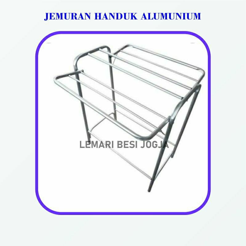 JEMURAN HANDUK ALUMINIUM | JEMURAN PAKAIAN MINIMALIS