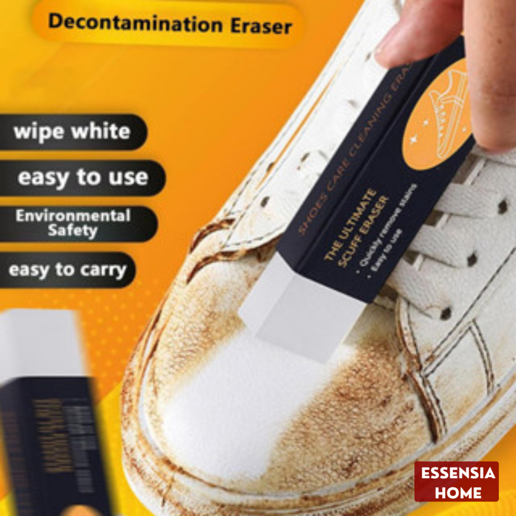 ESSENSIA Shoe Cleaner Eraser Shoes Sepatu Pembersihan Sepatu Blok Karet Kulit Domba Sepatu Perawatan