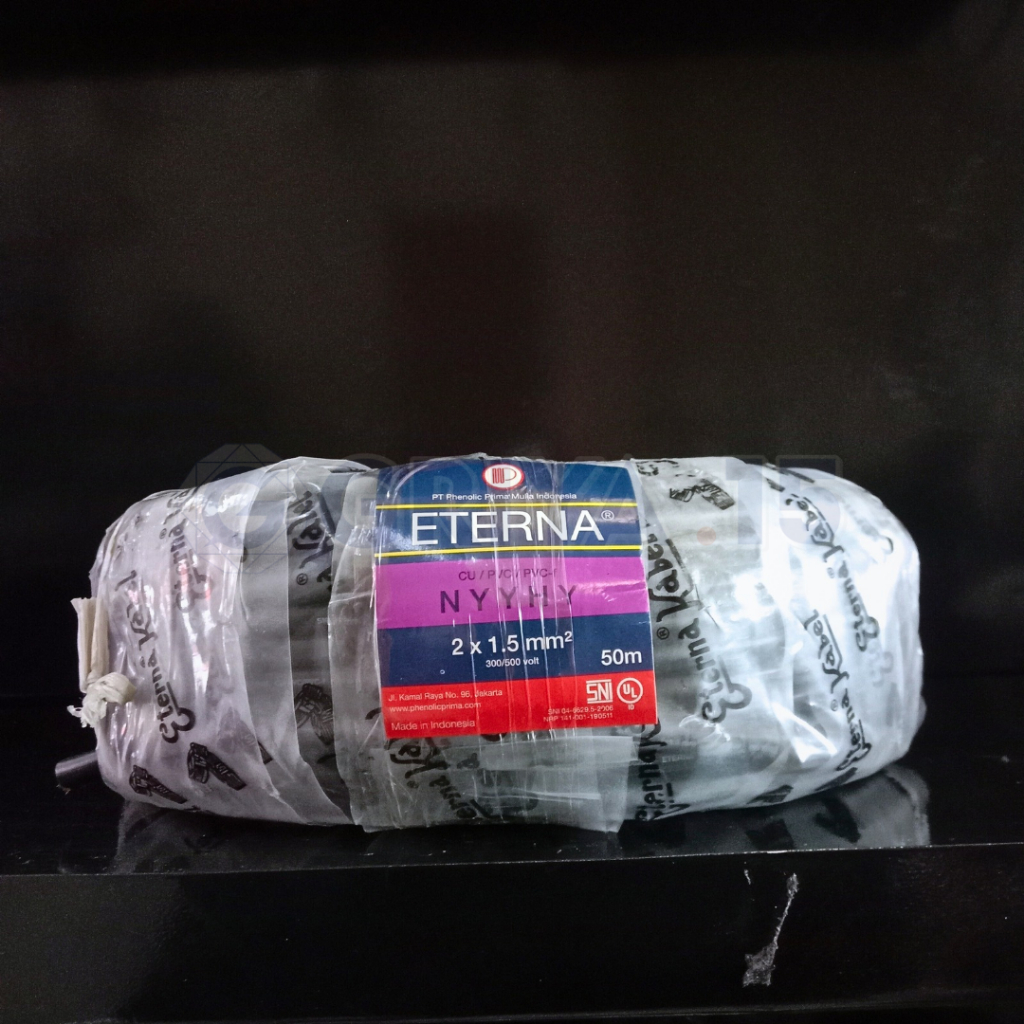 Kabel Serabut NYY HY 2x1.5mm Eterna