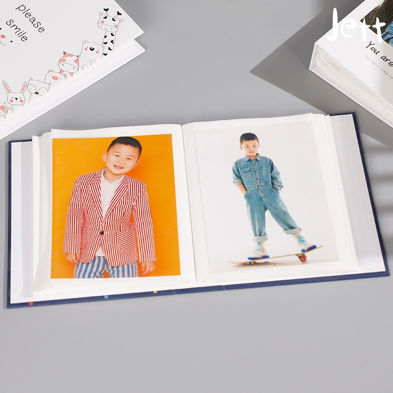 Album Foto 4R Isi 100/Buku Album Foto 4R Photo Album Keluarga Album Murah Motif Kartun -Jett
