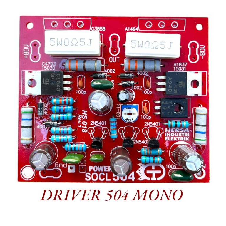 DRIVER 504 MONO / DRIVER 504 BIASA