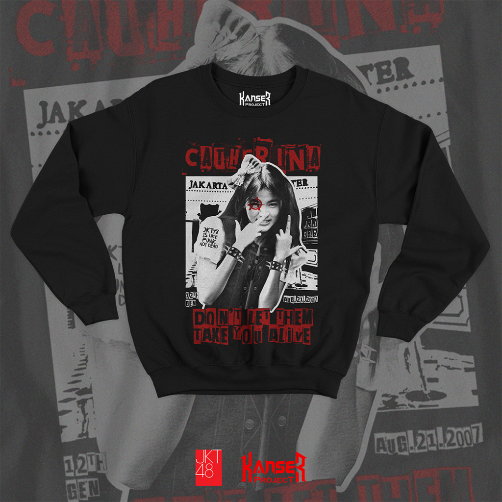 Crewneck Erine F*ck Sign JKT48 Weird Edition