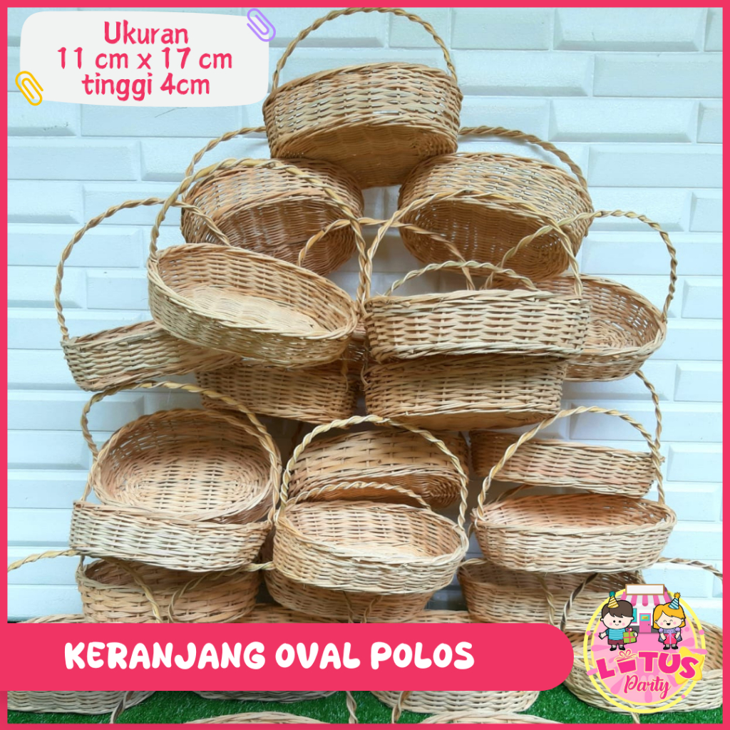 Keranjang Rotan / Keranjang Rotan Polos / Keranjang Rotan Hampers