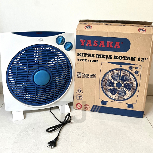 Kipas Meja Kotak / Boxfan Yasaka / Kipas Angin Meja - YASAKA 12inch 1202