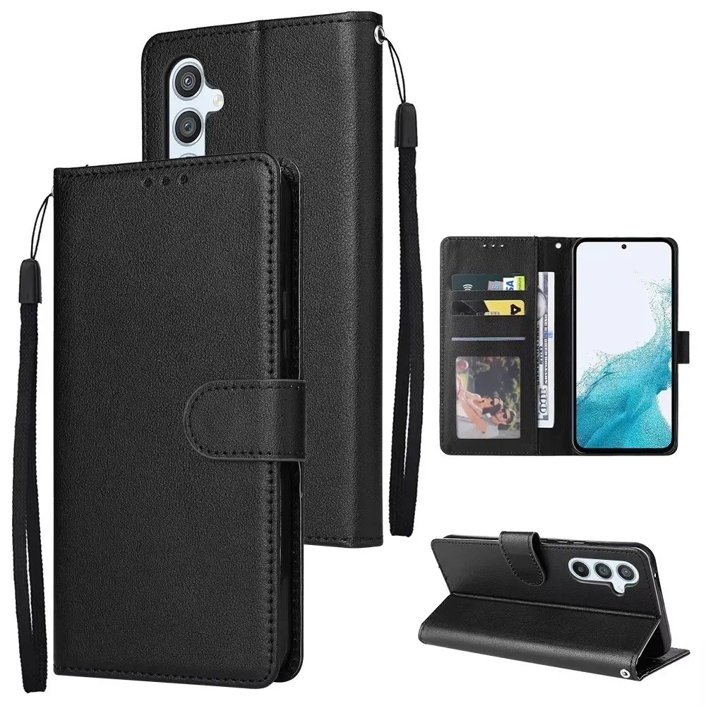 Case Samsung A15 / A15 5G Case FLIP COVER LEATHER CASE SARUNG BUKU DOMPET WALLET Case Hp Samsung A15