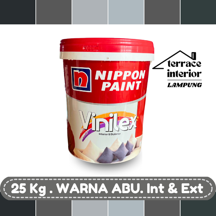 Cat Tembok Nippon Vinilex 5000 Interior & Exterior Abu 25 Kg