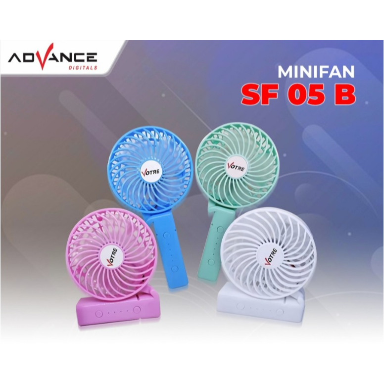 Advance Kipas Angin Mini Portable Lipat Votre SF05B SF 05B SF-05B Kipas Tangan SF 05