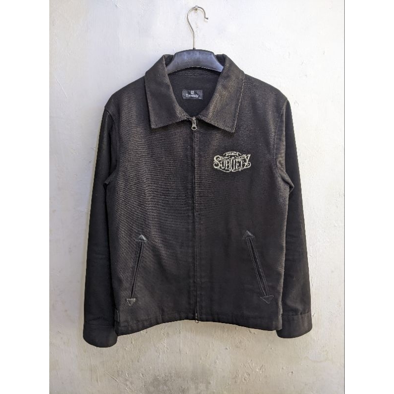 work jacket duck canvas subciety japan