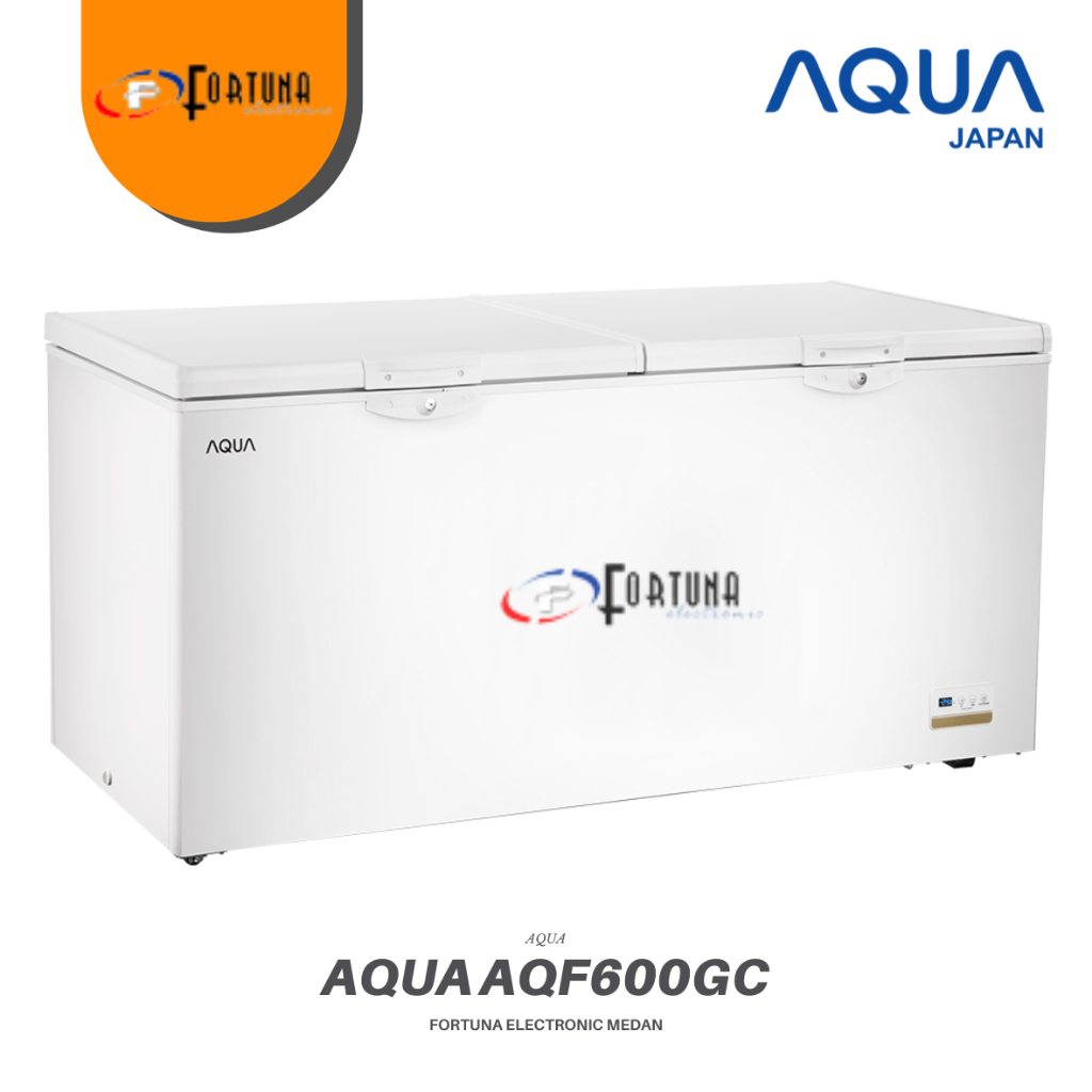 CHEST FREEZER AQUA AQF600GC / FREEZER BOX AQUA 600LTR AQUA GARANSI RESMI