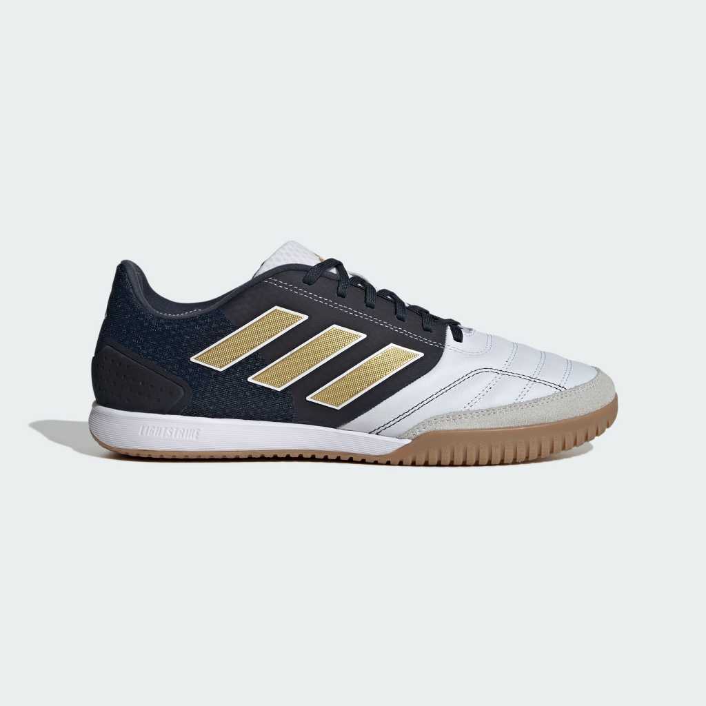 Sepatu Futsal Adidas Top Sala Competition IN - White Gold Metallic IG8762 Original