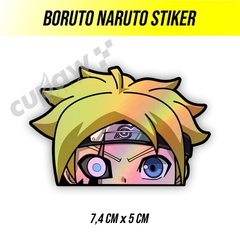 

Stiker Boruto Naruto Hologram Cutting