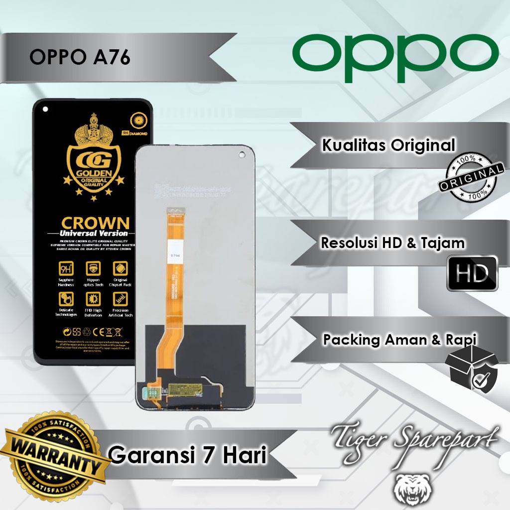 LCD TOUCHSCREEN OPPO A76 / LCD OPPO A36 FULLSET