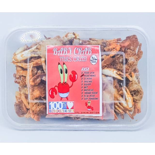 

BABY CRAB 150 GR KEMASAN BOX CEMILAN KHAS LAUT