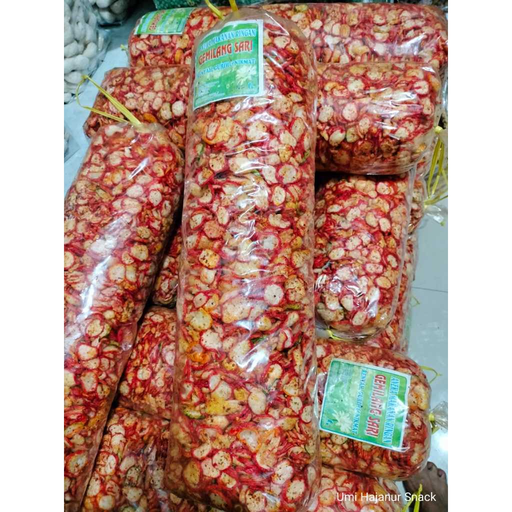 

500GRAM KERUPUK SEBLAK KENCUR bantat pedes/CEMILAN//HARGA GROSIR//MAKANAN RINGAN//JAJANAN//KUE KERING//CURAH//SEMBAKO