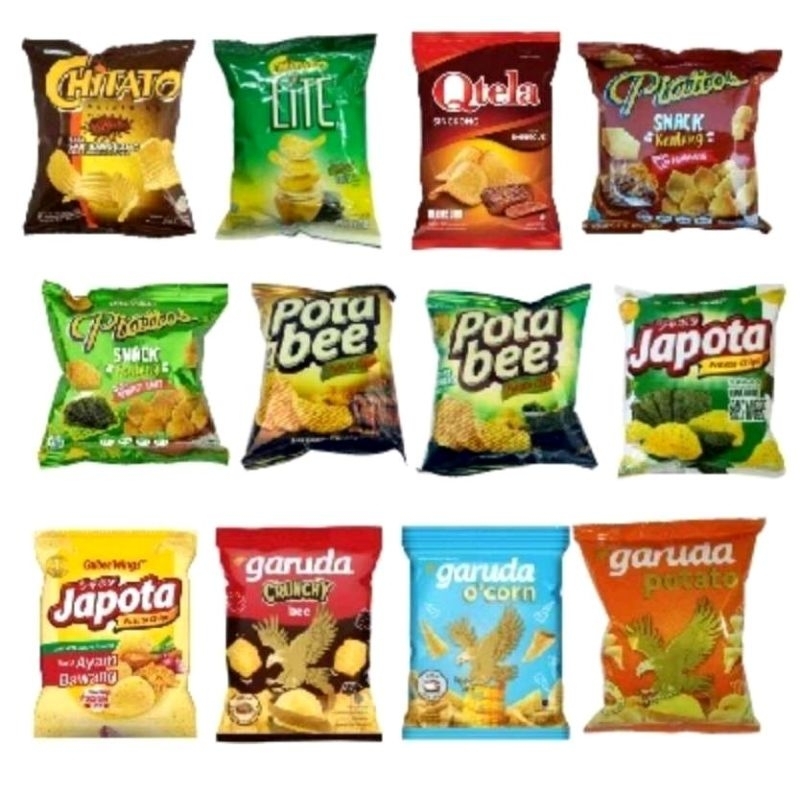 Qtela chitato piattos potato  / snack ecer 1 pcs