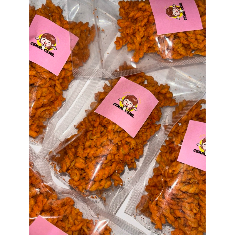 

Makaroni Spiral Balado Snack Kiloan 100gr