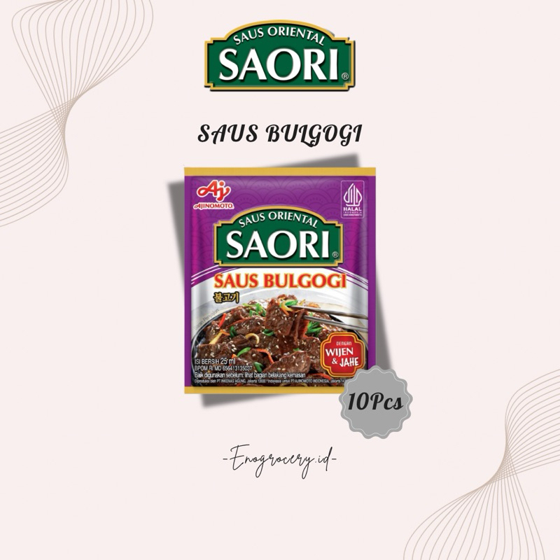 

Saori saus Bulgogi 22 ml x 10 pcs